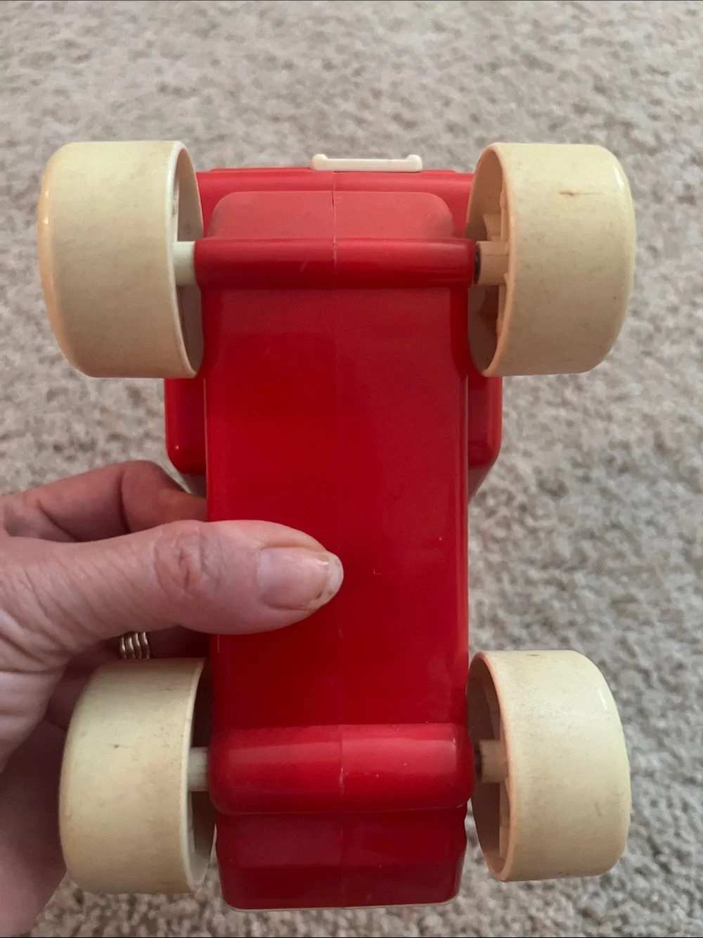 Tonya Firetruck 119 - Classic Push Toy Vintage 1985